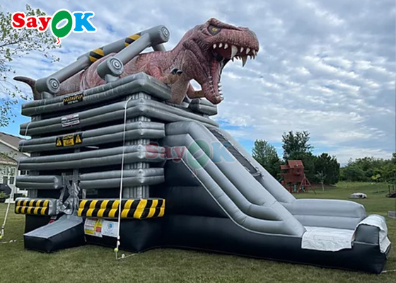 Outdoor Inflatable Slide Customized Size Commercial Inflatable Bounce Slide For Kids Dinosaur Inflatable Slide