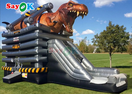 Outdoor Inflatable Slide Customized Size Commercial Inflatable Bounce Slide For Kids Dinosaur Inflatable Slide