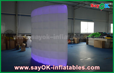 Photo Booth Wedding Props 3x1.5x2.3m Wedding Inflatable Lighting Photo Booth  Shell Cabinet For Party