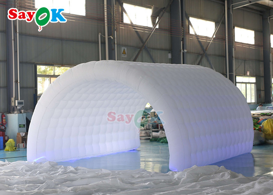 Fire Proof Air Tight Event Inflatable Tunnel Tent With LED