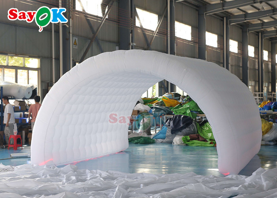 Fire Proof Air Tight Event Inflatable Tunnel Tent With LED