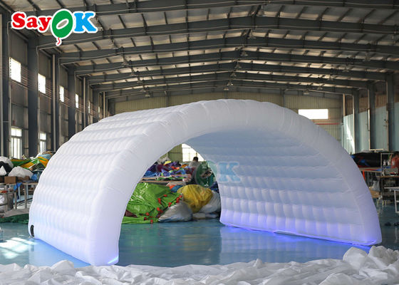 Fire Proof Air Tight Event Inflatable Tunnel Tent With LED