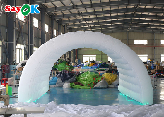 Fire Proof Air Tight Event Inflatable Tunnel Tent With LED