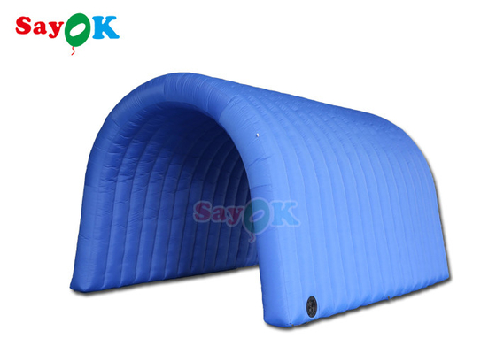 Inflatable Lawn Tent 5x5x3mH Blue Inflatable Tunnel Tent Oxford Cloth For Exhibition