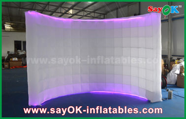 Led Lighting Inflatable Photo Booth Enclosure Stand Photo Studio Wall