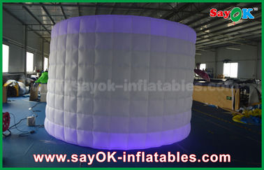 Advertising Booth Displays 3 X1.5 X 2m Custom Made Wedding Inflatable Photo Booth Frames Lighing Wall