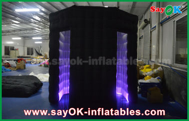 Inflatable Photo Studio Oxford Cloth Wedding Decoration Inflatable Arc Photo Booth  Cube With Two Doors