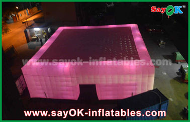 Big LED Light Inflatable Cube Tent For Sport Stadium Or Events From China Inflatable Cube Tent Factory
