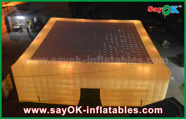 Big LED Light Inflatable Cube Tent For Sport Stadium Or Events From China Inflatable Cube Tent Factory