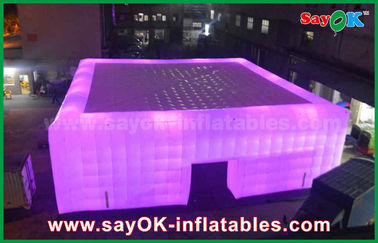 Big LED Light Inflatable Cube Tent For Sport Stadium Or Events From China Inflatable Cube Tent Factory