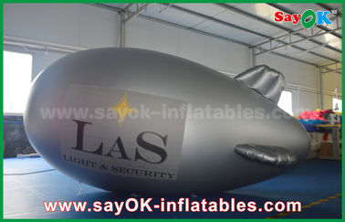 Giant Blow Up Plane Custom Inflatable Zeppelin For Outdoor Advertising