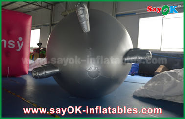 Giant Blow Up Plane Custom Inflatable Zeppelin For Outdoor Advertising