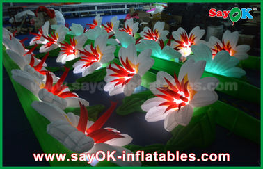 Customized Nylon Cloth Inflatable Lighting Decoration Wedding Flower Chain