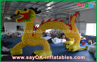 Halloween Inflatable Arch Logo Printing Dragon Shaped Inflatable Arch Archway 7 * 4m Custom Inflatable Arch