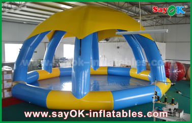 PVC DIA 5m Summer Inflatable Sports Games Inflatable Swimming Pool With Roof Cover