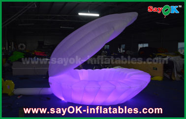 CE Nylon Cloth Giant Inflatable Lighting Decoration Led heart for Party Stage