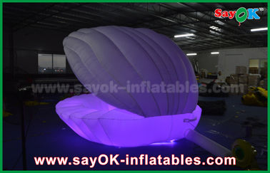 CE Nylon Cloth Giant Inflatable Lighting Decoration Led heart for Party Stage