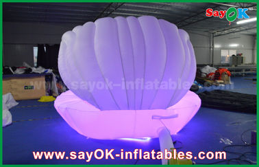 CE Nylon Cloth Giant Inflatable Lighting Decoration Led heart for Party Stage