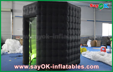 Inflatable Photo Studio Eight Angle Led Inflatable Photo Booth Tent Photobooth Props With Door Curtain