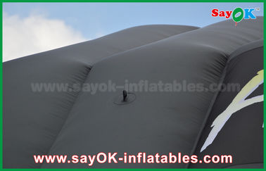 Inflatable Work Tent Black Customized Inflatable Air Tent Stage Show Large Event Tent With Led Light