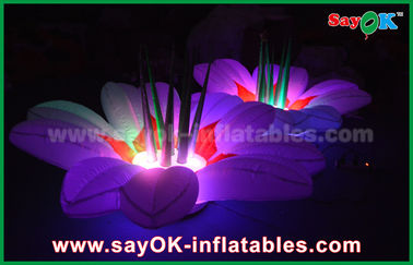 1.5m Nylon Cloth Inflatable Lighting Decoration Flower Multicolor for Party