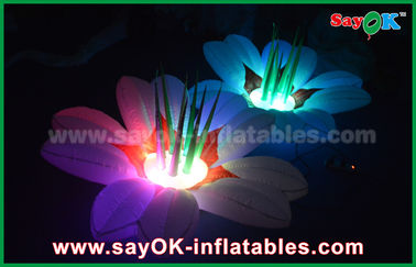 1.5m Nylon Cloth Inflatable Lighting Decoration Flower Multicolor for Party