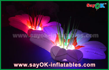 1.5m Nylon Cloth Inflatable Lighting Decoration Flower Multicolor for Party