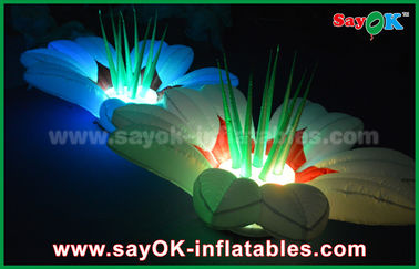 Wedding Stage Decoration Inflatable Lighting Flower Inflable Musical Festival Decoration Backdrop Flowers