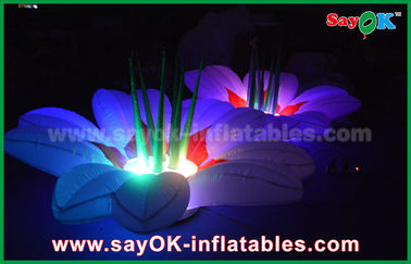 Wedding Stage Decoration Inflatable Lighting Flower Inflable Musical Festival Decoration Backdrop Flowers