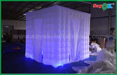 Professional Photo Studio Oxford Cloth Led Lighting Inflatable Photo Booth Kisko Frame For Wedding