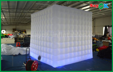 Professional Photo Studio Oxford Cloth Led Lighting Inflatable Photo Booth Kisko Frame For Wedding