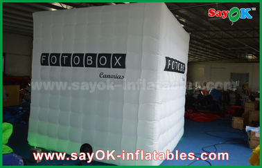 Inflatable Photobooth Oxford Cloth Led Remote Control Lighting Inflatable Open  Air Photo Booth Cabinet