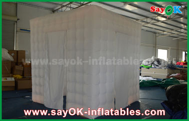 Inflatable Photobooth Oxford Cloth Led Remote Control Lighting Inflatable Open  Air Photo Booth Cabinet
