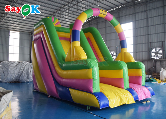 Inflatable Bouncy Slide Amusement Park Commercial Inflatable Slide Bouncer Fried Water Slide 6x4x5m