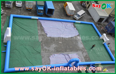 Adults PVC Tarpaulin Kids Inflatable Soccer / Football Field Court for Outside