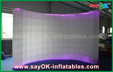 Photo Booth Props Led Strip Lighting Inflatable Wall Photo Booth Wedding For Rental 1 - 3 Years Warranty