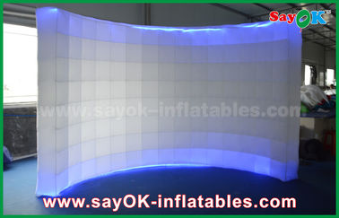 Photo Booth Props Led Strip Lighting Inflatable Wall Photo Booth Wedding For Rental 1 - 3 Years Warranty