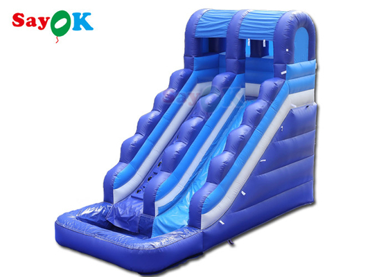 Amazing Fun Tarpaulin Inflatable Water Slide With Pool Bounce Slide Inflatable Water Slides For Kids