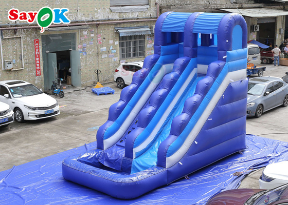 Amazing Fun Tarpaulin Inflatable Water Slide With Pool Bounce Slide Inflatable Water Slides For Kids