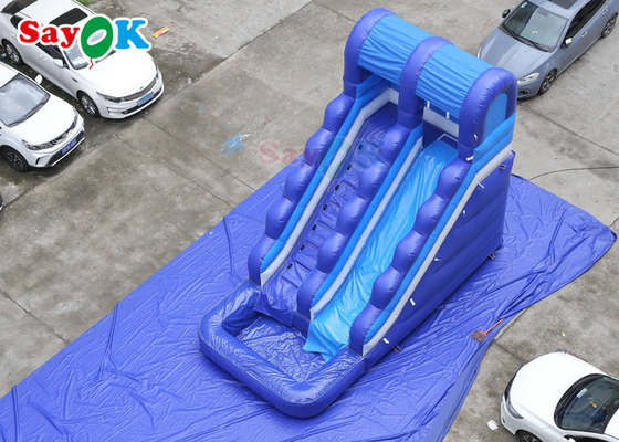 Amazing Fun Tarpaulin Inflatable Water Slide With Pool Bounce Slide Inflatable Water Slides For Kids