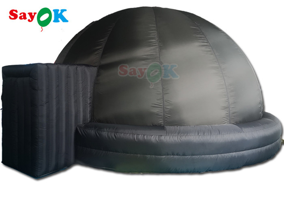 Portable Black Inflatable Planetarium Dome Tent Blow Up Projection Tent