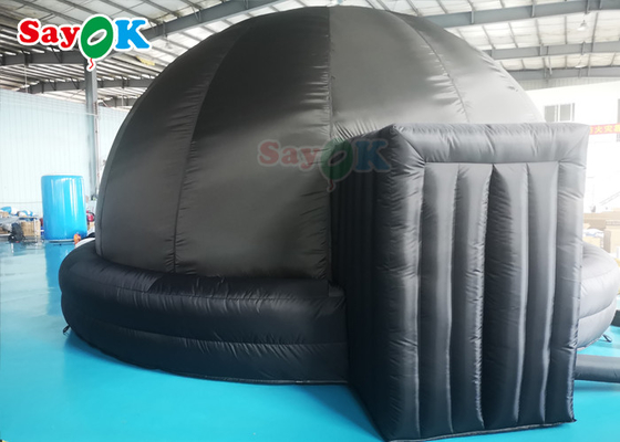 Portable Black Inflatable Planetarium Dome Tent Blow Up Projection Tent