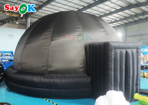 Portable Black Inflatable Planetarium Dome Tent Blow Up Projection Tent