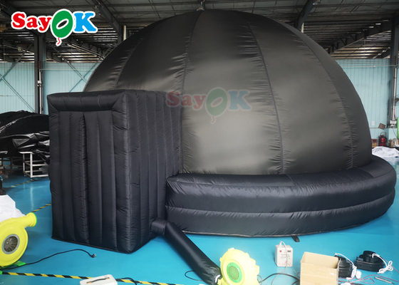 Portable Black Inflatable Planetarium Dome Tent Blow Up Projection Tent