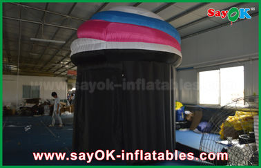 Advertising Booth Displays DIA 2.5m Customized Inflatable Booth Tent , PVC Photo Booth Tent Durable