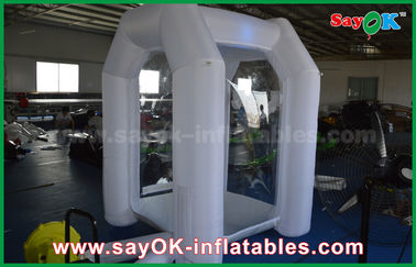 1.5 * 1.5 * 2.5m White Custom Inflatable Products Customized Inflatable Box Tent