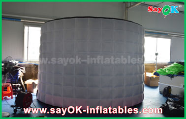 Advertising Booth Displays Oxford Cloth Inflatable Photo Booth With Enclosed Lighting Wall SGS Approval