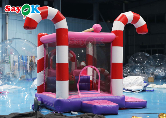 Silk Printing Candy Inflatable Slide Bounce Two In One Inflatable Toys