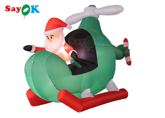 Digital Printing Inflatable Snowman Christmas Decoration Wear Resistant