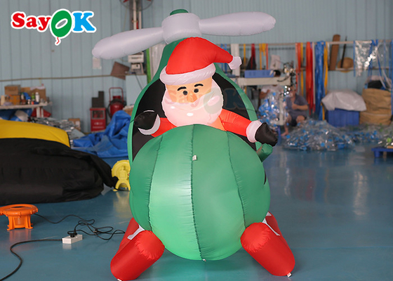 Digital Printing Inflatable Snowman Christmas Decoration Wear Resistant